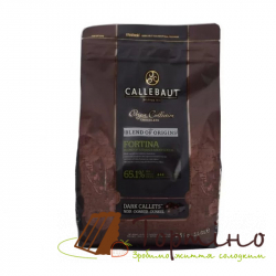 Натуральний чорний шоколад Callebaut FORTINA 65,1%, 2,5 кг