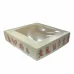 Коробка для пряника 15*15*3,5см с окошечком Имбирное печенье