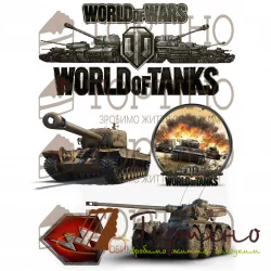 Вафельна пластина World of Tanks 4