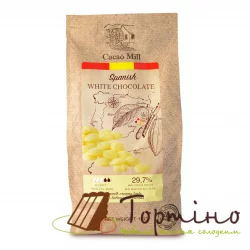 Натуральный белый шоколад Cacao Mill 297CB0170, 29,7%, 1кг