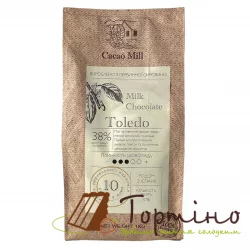 Натуральный молочный шоколад Cacao Mill Toledo 38%