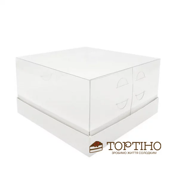 Коробка для Бенто-торта (ПЭТ), 18*18*10 см