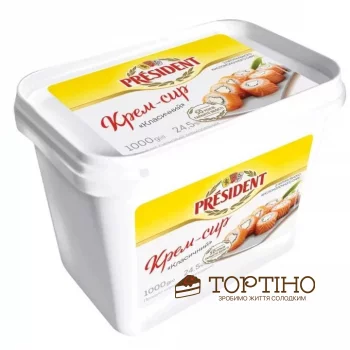 Крем-сыр "Классический" 24,5% Президент, 1 кг 