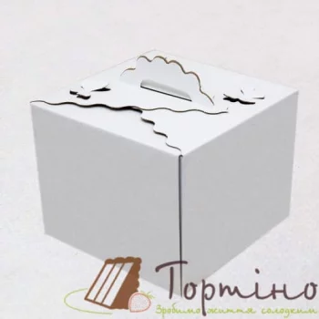 Коробка для торта "Метелик" 30*30*25 см