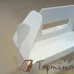 Коробка на 2 кекси з ручками біла