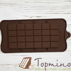 Силиконовая форма для шоколада Плитка шоколада