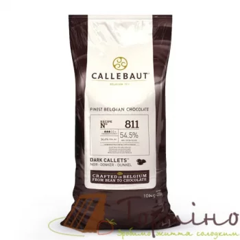Натуральный черный шоколад 54,5% Callebaut, 1 кг