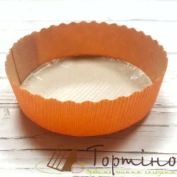 Паперова форма для випікання тарту (Помаранчева)