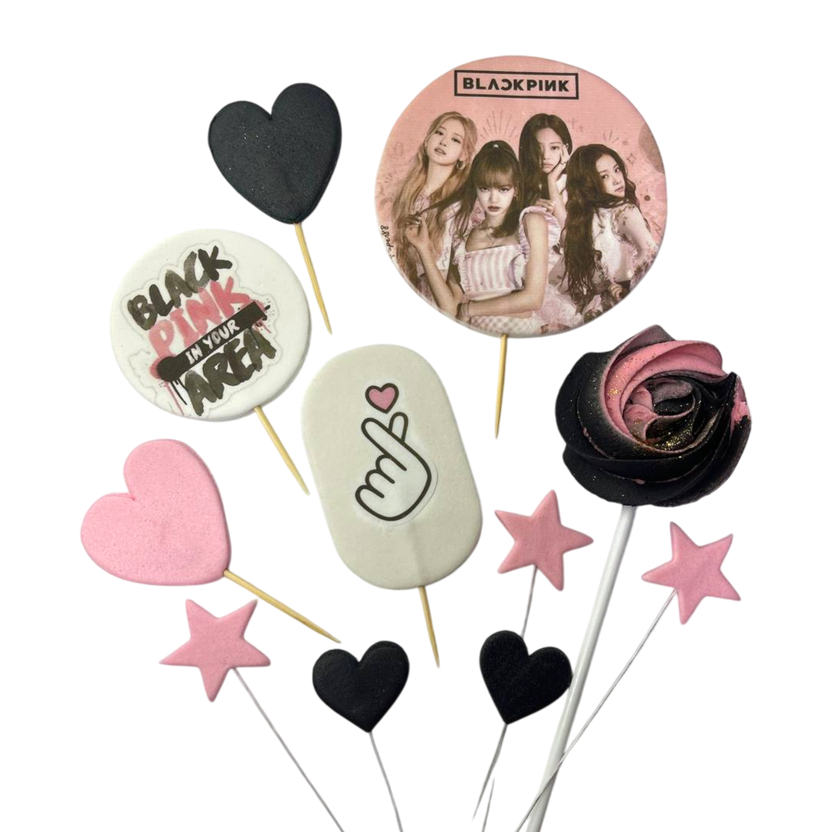 украшения на торт для девочки