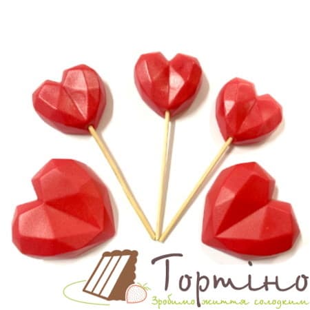 сердечки на торт